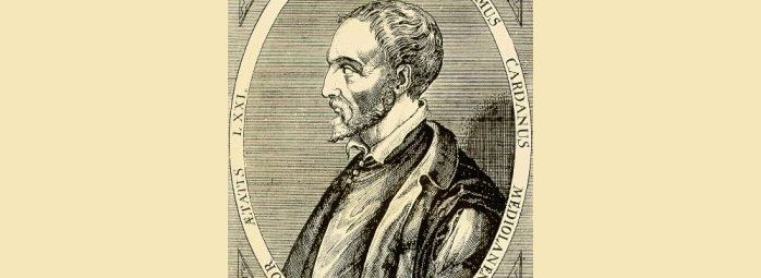 Gerolamo Cardano etching